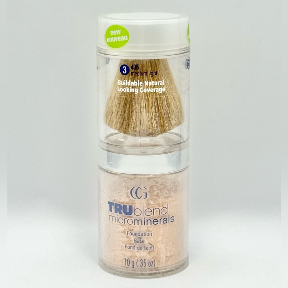 COVERGIRL TRUblend Microminerals Foundation 435 Medium Light .35 oz. New Sealed